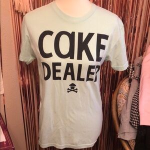 Johnny Cupcakes Mint Green ‘Cake Dealer’ T-shirt Tee